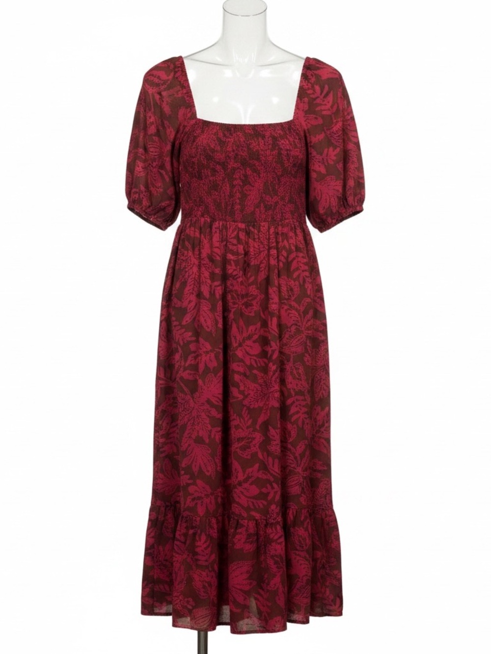 Torrid Tea Length Smocked Bodice A-lined Dress
